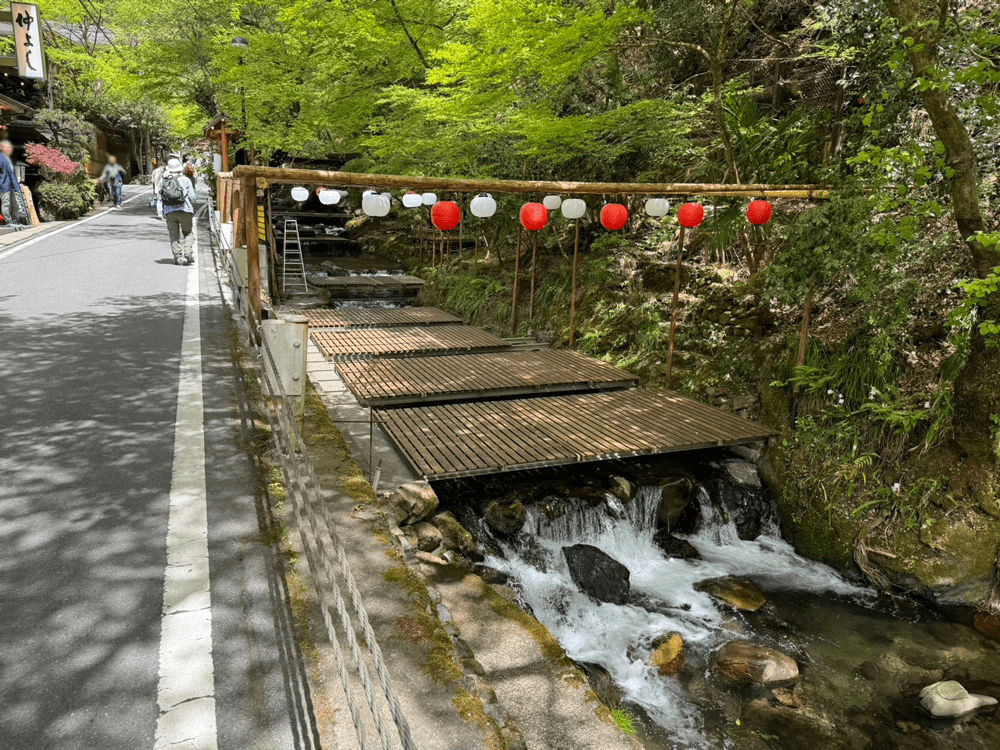 貴船川　川床