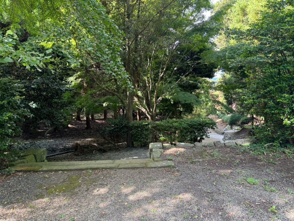 隠岐神社の参道-4