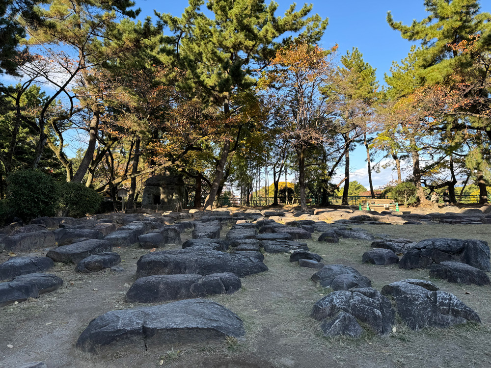 名古屋城　旧天守の礎石