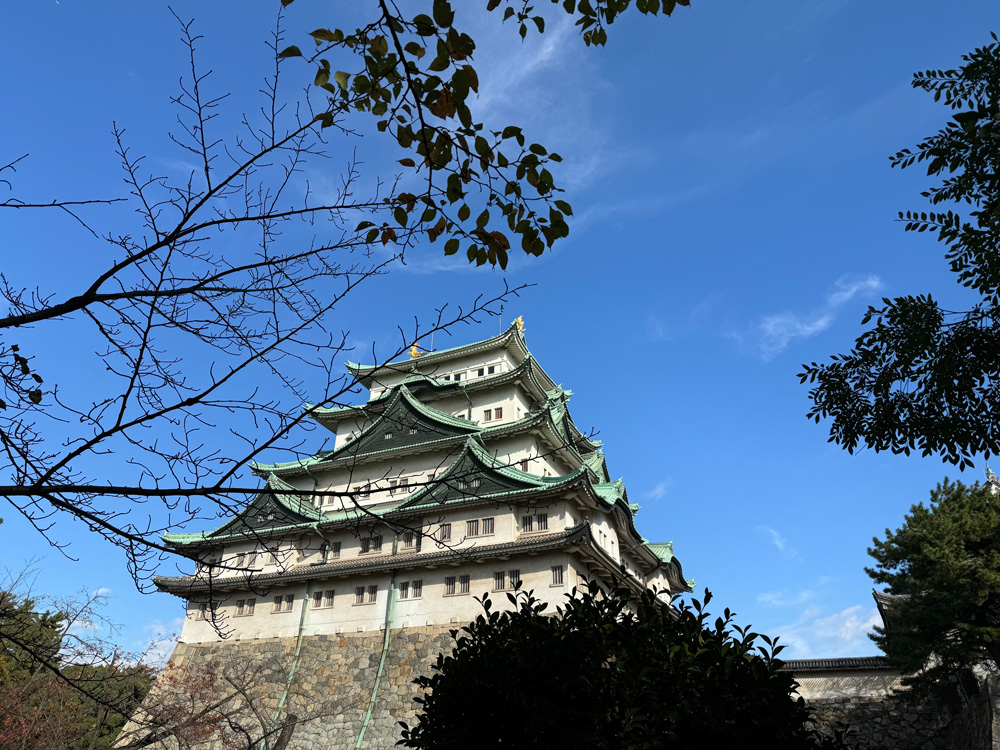 名古屋城　天守閣　背面